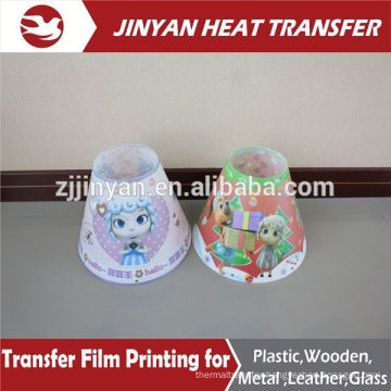 transfer film for plastic thermos cup printing process